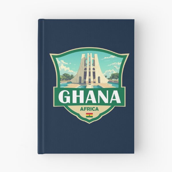 Item preview, Ghana Illustration Retro Badge designed and sold by KrisSidDesigns.