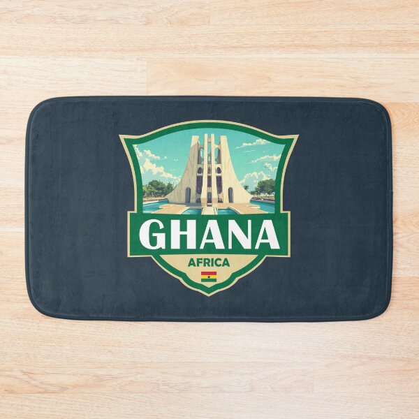 Item preview, Ghana Illustration Retro Badge designed and sold by KrisSidDesigns.