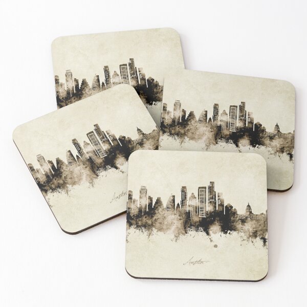 Item preview, Austin Texas Skyline designed and sold by ArtPrints.