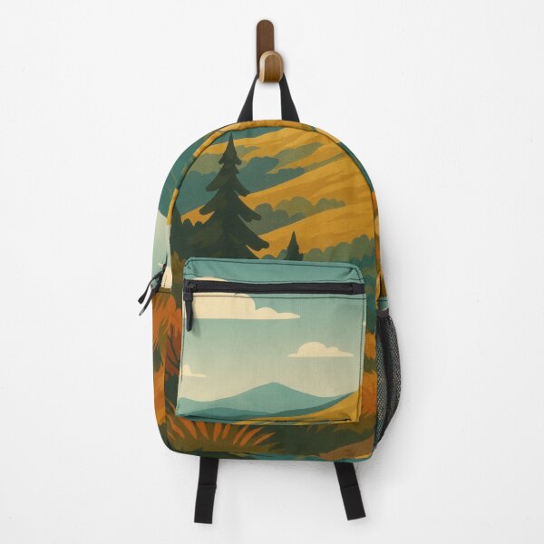 Item preview, Golden Trail Through Bieszczady Hills designed and sold by Flying Doggo.