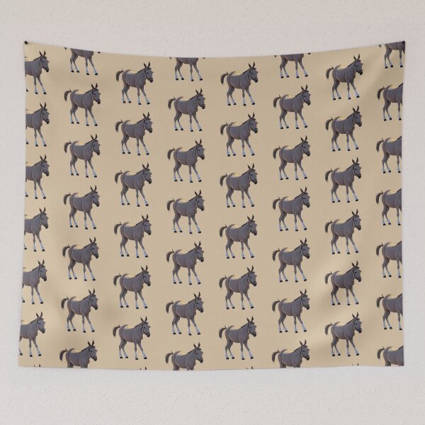 Item preview, Stubborn donkey, natural colors, standing designed and sold by HA-Design-Kunst.