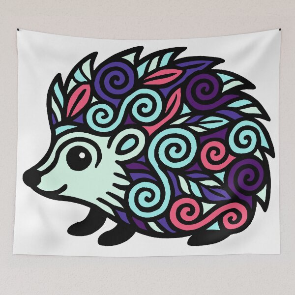 Item preview, Intricate hedgehog designed and sold by SpectrumShine.