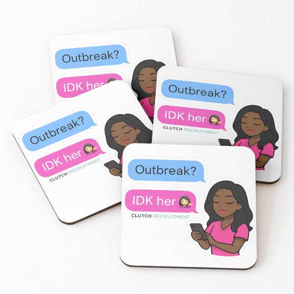 Item preview, Outbreak? IDK her!  designed and sold by clutchREC.