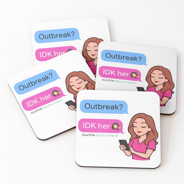 Item preview, Outbreak? IDK her!  designed and sold by clutchREC.