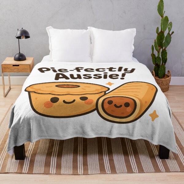 Item preview, Pie-fectly Aussie - Cute Kawaii Meat Pie Australian Food Design designed and sold by POPDOTSHOP.