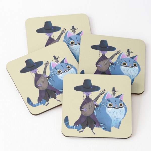 Item preview, Cute Cat Pet Bird & Traditional Jinu designed and sold by Kokorolatte.