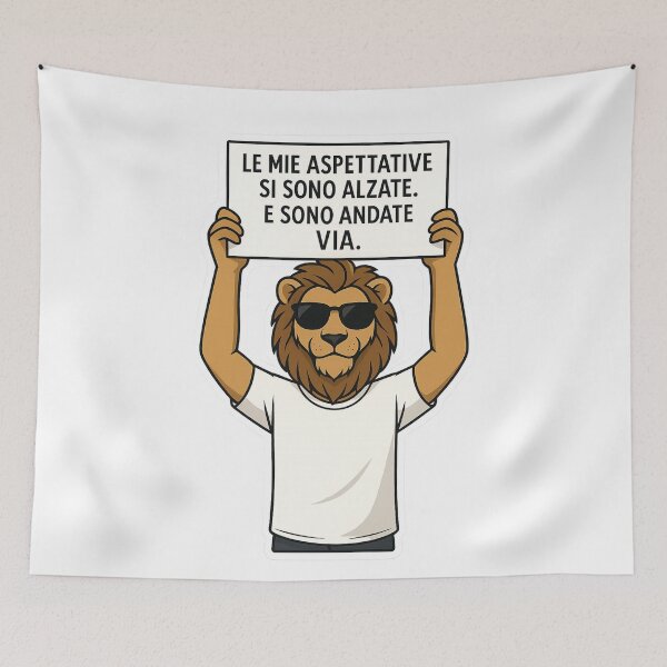 Item preview, My expectations went up... and left (Lion Version) designed and sold by IroniaeCo.