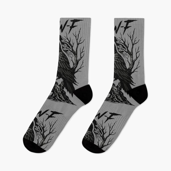 Item preview, F-CAW-F Raven Design - Gothic Style Apparel for Bird Lovers and Dark Fashion Enthusiasts. designed and sold by BMLprint ⭐⭐⭐⭐⭐.