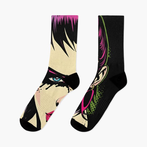 Item preview, Bold Punk Girl Portrait with Intense Gaze designed and sold by AbdS07.