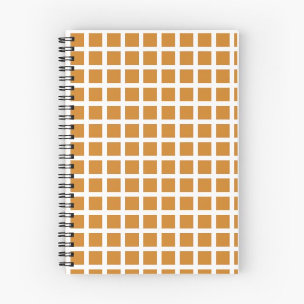 Item preview, White Grid On Orange designed and sold by zibziby.