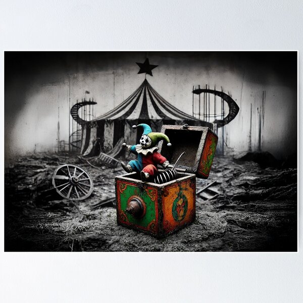 Item preview, Abandoned Toy Series: Jack-in-the-box designed and sold by InkandAccents.