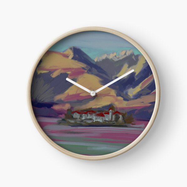 Item preview, Live painting of Lago maggiore designed and sold by Borislilb Artwear.