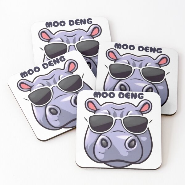 Item preview, Cute Moo Deng Baby Hippo Sticker designed and sold by AlienTechs.