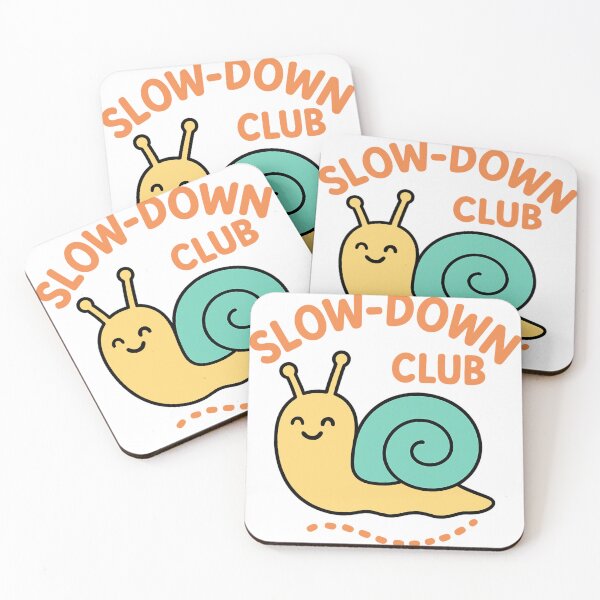 Item preview, Slow-Down Club Snail designed and sold by KomoriYuki.