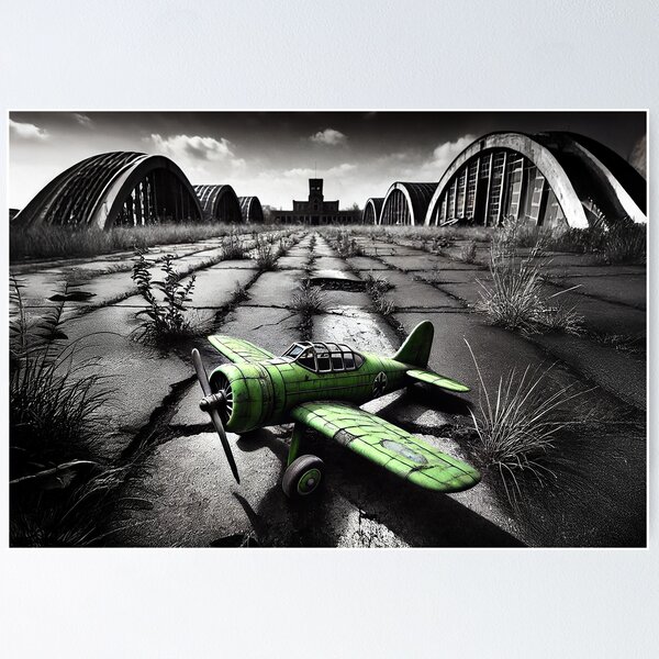 Item preview, Abandoned Toy Series: Plane designed and sold by InkandAccents.
