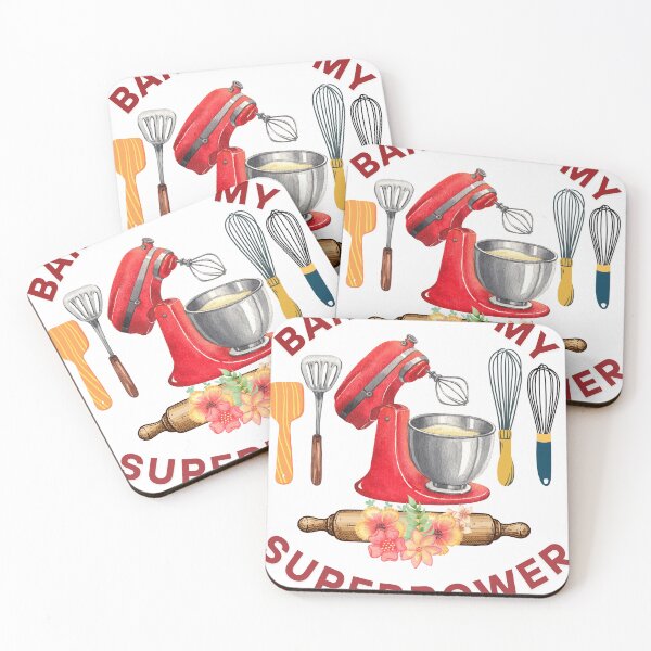 Item preview, Baking Is My Superpower – Cute Mixer & Kitchen Tools Design designed and sold by SDFsignature.