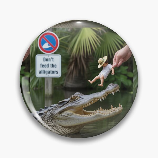 Item preview, Don't Feed the Alligators designed and sold by OnTheEdge-OrAmI.