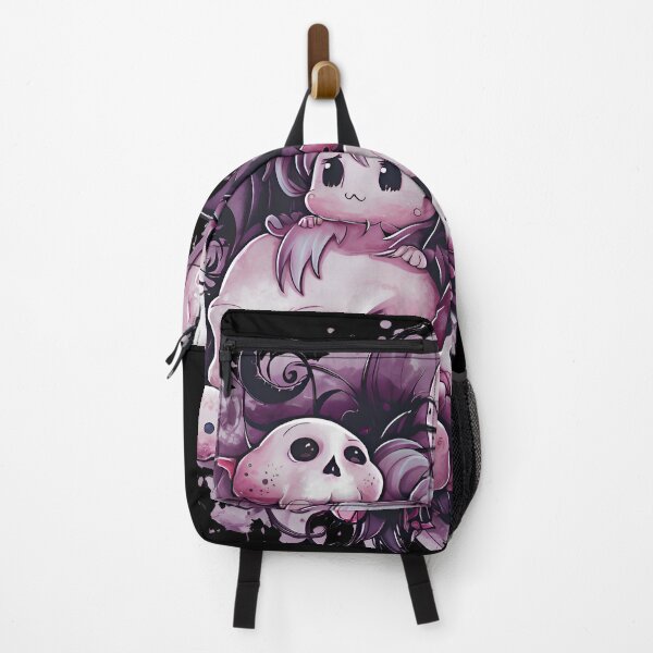 Item preview, Kawaii pastel goth bat with skulls designed and sold by jbfart.
