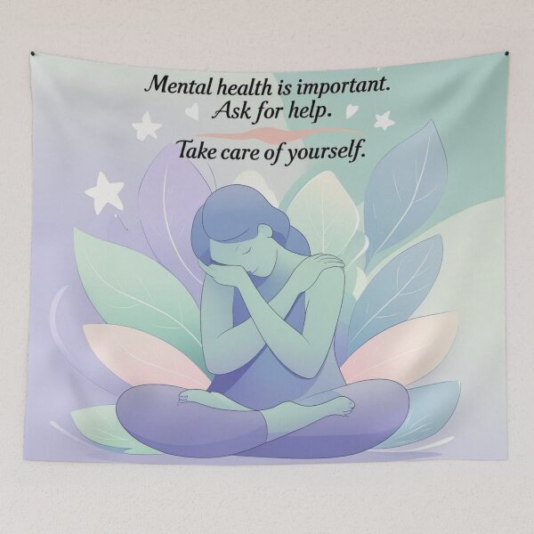 Item preview, Prioritize your Mental Health designed and sold by Nature's Palette.