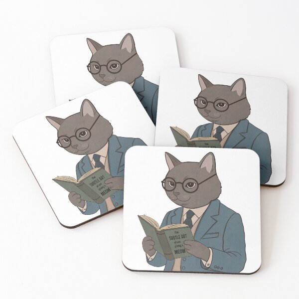 Item preview, The Subtle Art Of Not Giving a Meow designed and sold by ellealsopaints.