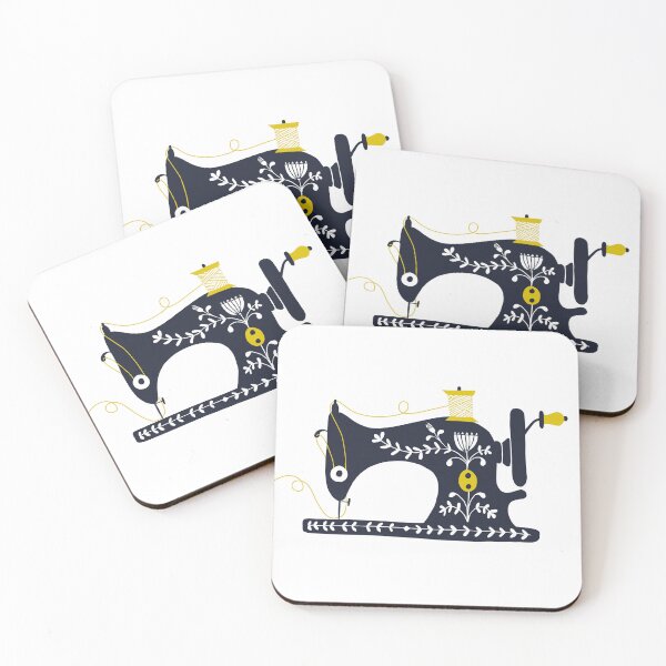 Item preview, Black Retro Sewing Machine designed and sold by Jane Farnham.