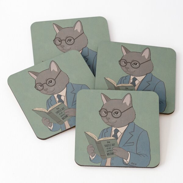 Item preview, The Subtle Art Of Not Giving a Meow - Background designed and sold by ellealsopaints.