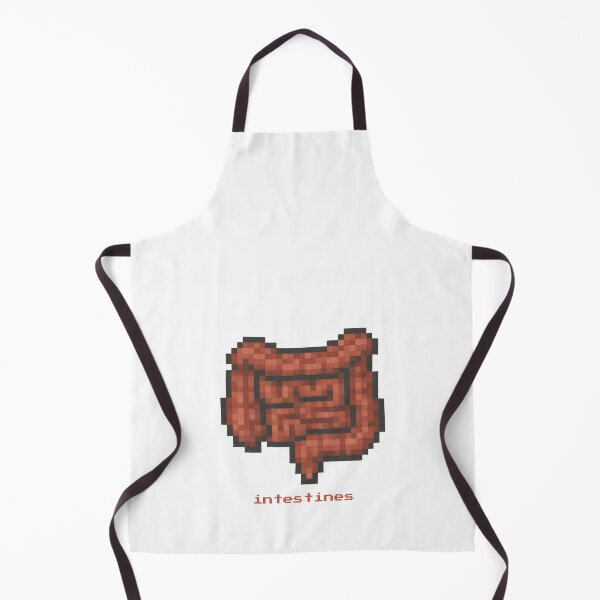 Item preview, intestines anatomy pixelart funny health retro organ digest designed and sold by 88DesignStudio.