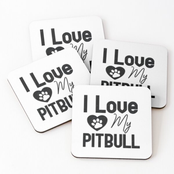 Item preview, I Love my Pitbull designed and sold by My Pitbull Place.