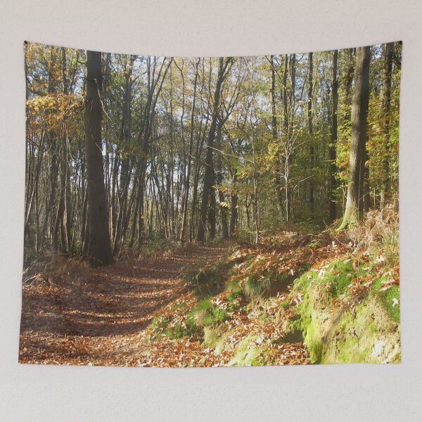 Item preview,  Autumn forest path designed and sold by CreaTwinkles.