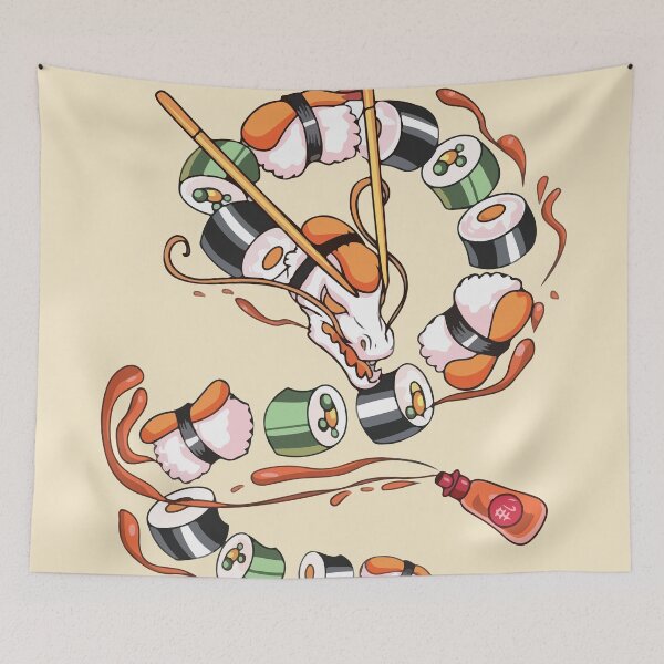 Item preview, Sushi dragon designed and sold by BrownHorse90s.