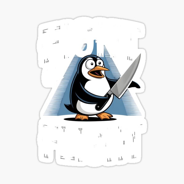 Item preview, Fight Or Flight Meme Penguin designed and sold by Redgiant87x.