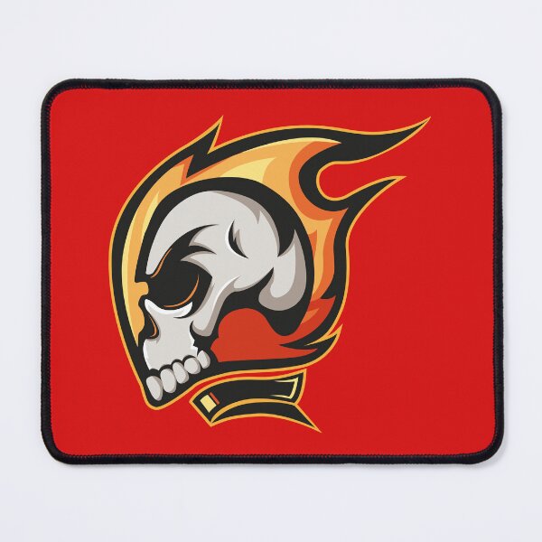 Item preview, Skull in flames designed and sold by MerlinWear.