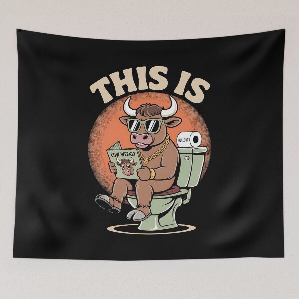 Item preview, This Is Bullshit Toilet - This funny gift is perfect for people with a sense of humor who love sarcasm, memes, and aren’t afraid to say what they really think. designed and sold by ZyziowskyArt.