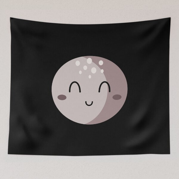 Item preview, Full Moon Emoji designed and sold by Julza Art.