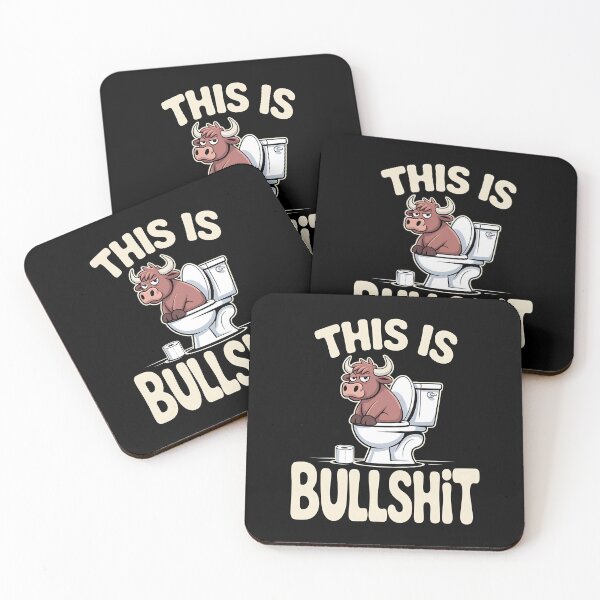 Item preview, This Is Bullshit Toilet - This funny gift is perfect for people with a sense of humor who love sarcasm, memes, and aren’t afraid to say what they really think. designed and sold by ZyziowskyArt.