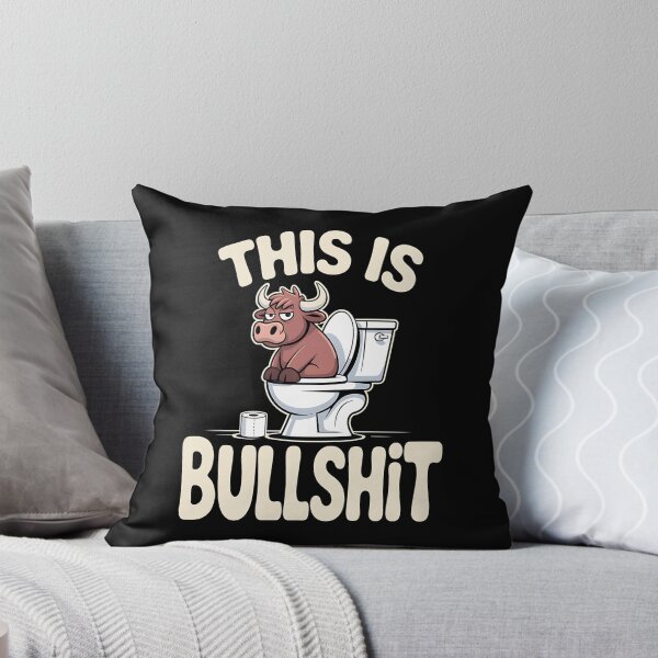 Item preview, This Is Bullshit Toilet - This funny gift is perfect for people with a sense of humor who love sarcasm, memes, and aren’t afraid to say what they really think. designed and sold by ZyziowskyArt.
