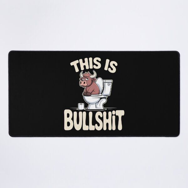Item preview, This Is Bullshit Toilet - This funny gift is perfect for people with a sense of humor who love sarcasm, memes, and aren’t afraid to say what they really think. designed and sold by ZyziowskyArt.