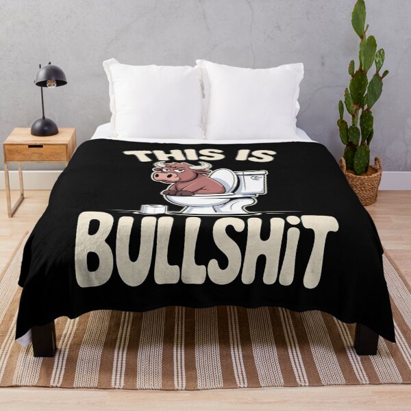 Item preview, This Is Bullshit Toilet - This funny gift is perfect for people with a sense of humor who love sarcasm, memes, and aren’t afraid to say what they really think. designed and sold by ZyziowskyArt.