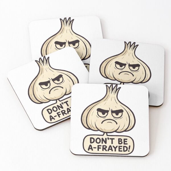 Item preview, Grumpy Garlic: Don't Be A-Frayed! designed and sold by Amelia Design.