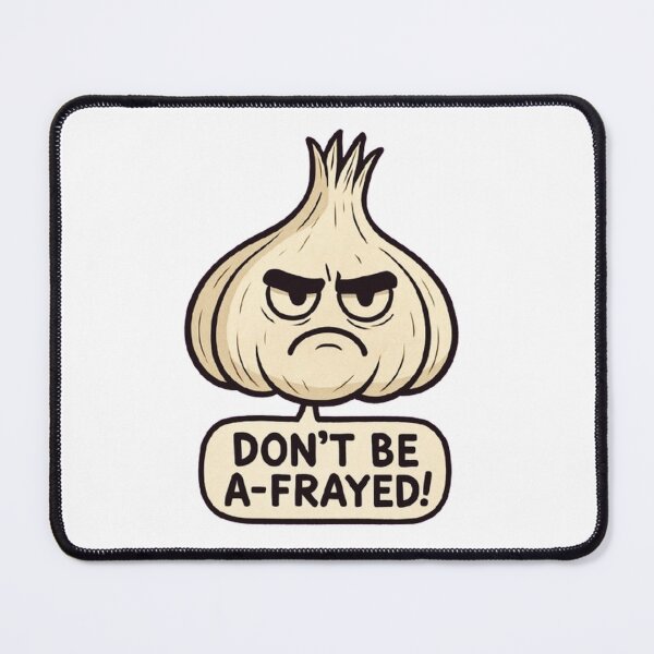 Item preview, Grumpy Garlic: Don't Be A-Frayed! designed and sold by Amelia Design.