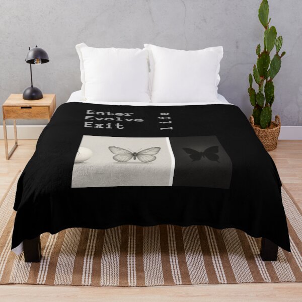 Item preview, Evolve life Enter life Exit life. Entering life like a butterfly. designed and sold by Marpin91.