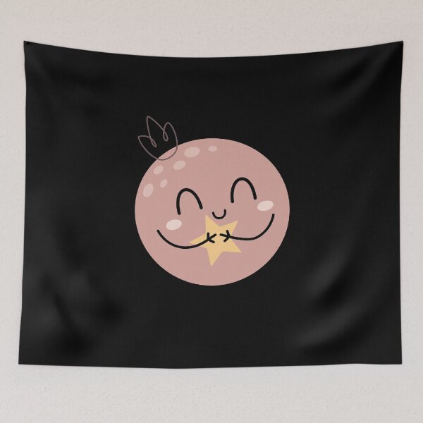 Item preview, Cute Full Moon - Boho Aesthetic designed and sold by Julza Art.