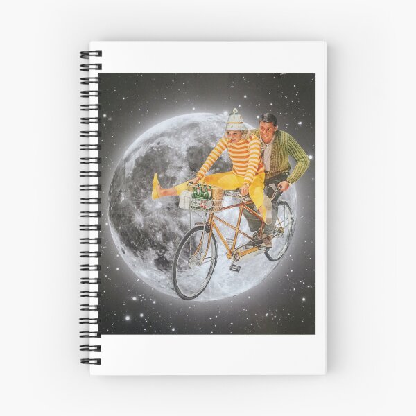 Item preview, Retro Bike Ride on the Moon designed and sold by SunshyneStudioz.