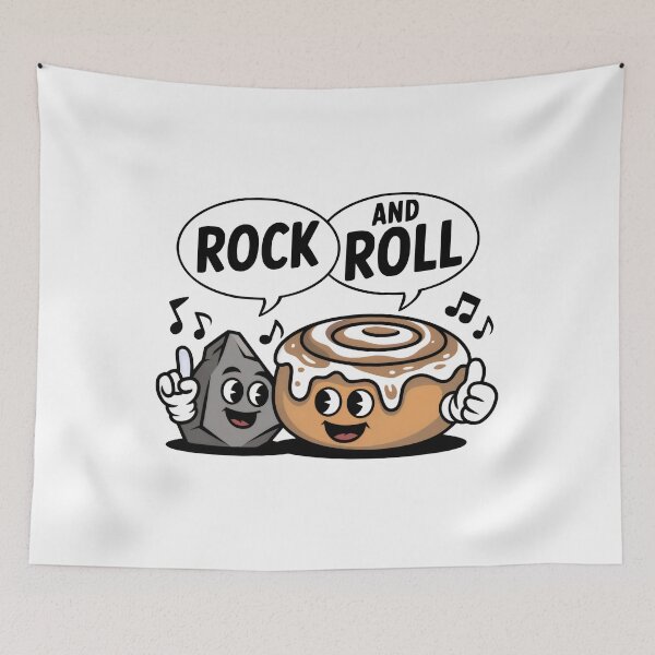 Item preview, Rock and Roll Cinnamon Pun designed and sold by EthosWear.