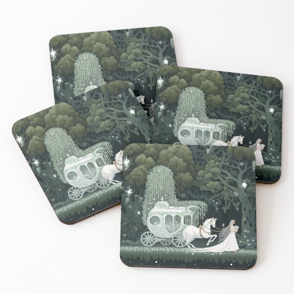 Item preview, Elegant Fairy Carriage in Enchanted Forest designed and sold by hobakmacha.