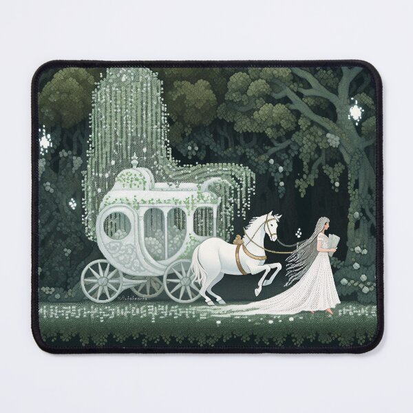 Item preview, Elegant Fairy Carriage in Enchanted Forest designed and sold by hobakmacha.