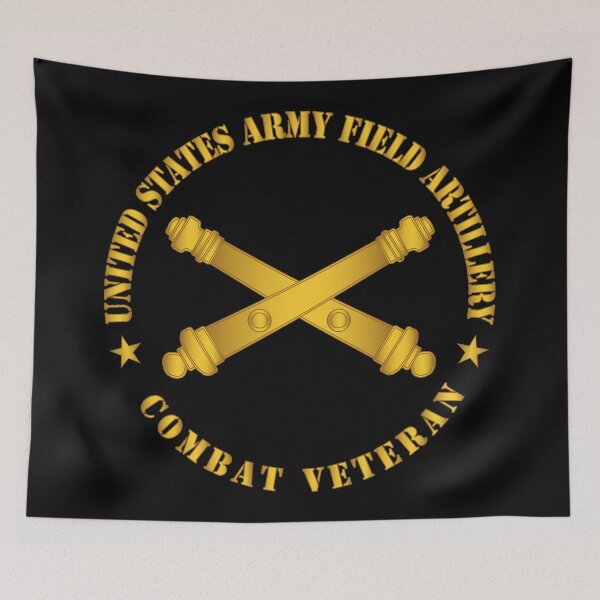 Item preview,  Army - US Army Field Artillery Combat Veteran w Branch wo Txt designed and sold by Military Insignia Products.