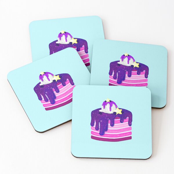 Item preview, A multi-layered cake with decorative stars and a scoop of ice cream as a sweet topping designed and sold by katecheerycake.