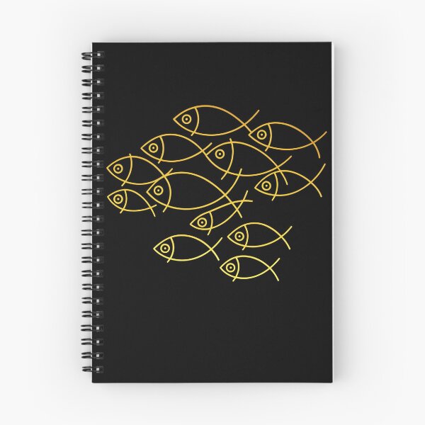 Item preview, Yellow School Of Fish Line Art Graphic designed and sold by sbachstroem.