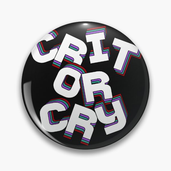 Item preview, Crit or Cry - Rainbow-Layer Outline designed and sold by Hobby_Nexus.